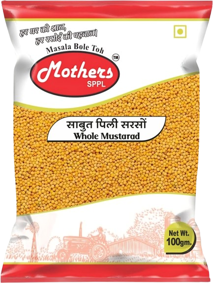 Whole Yellow Mustard Seeds | Mothers SPPL